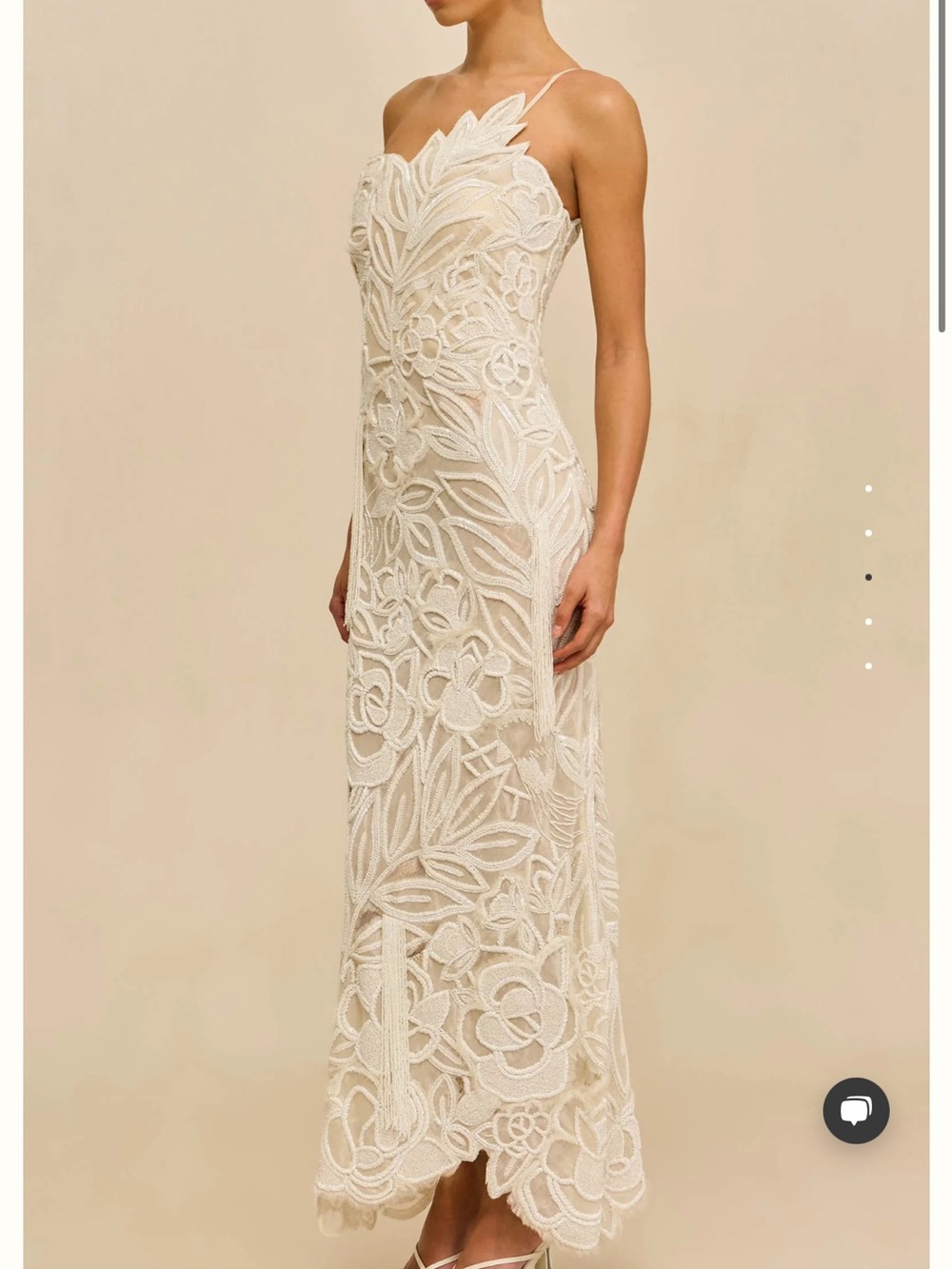 Cult Gaia, Ivory Kiran Gown, One Shoulder - Picture 5 of 8